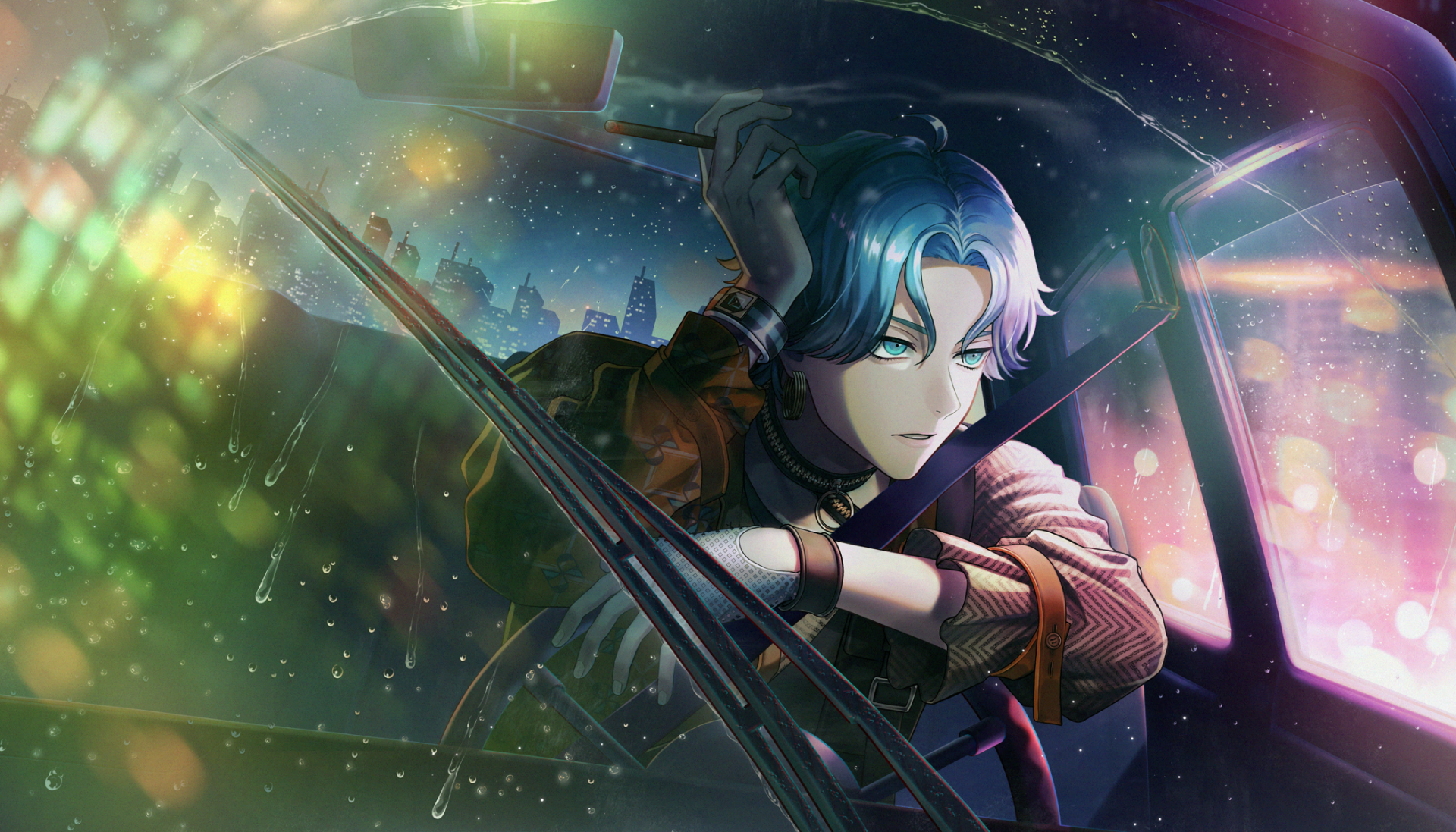 雨天、車内の１５分